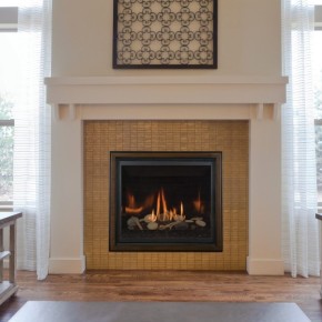 Direct Vent Gas Fireplace Bayport by Kozy Heat is Available in Our Showroom 1