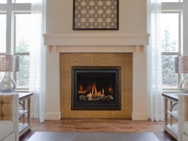 Direct Vent Gas Fireplace Bayport by Kozy Heat is Available in Our Showroom 1