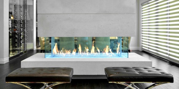 DaVinci Custom Fireplace Featured in Our Showroom NJ 6