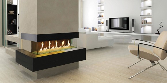 DaVinci Custom Fireplace Featured in Our Showroom NJ 7