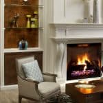 Magra Hearth Wood Mantel Non-Combustible Material 7