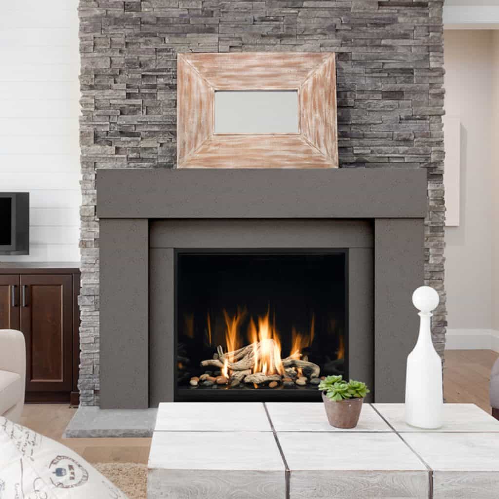Dracme Cast Stone Fireplace Surrounds - Fireplaces Plus Inc.