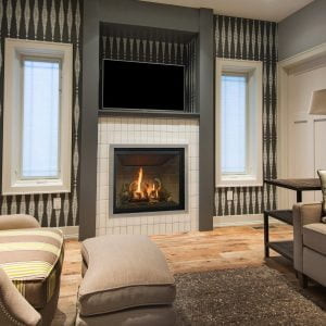 Direct Vent Gas Fireplace Bayport by Kozy Heat is Available in Our Showroom 3