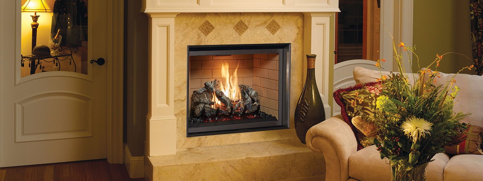 Fireplace Xtrordinair 864 TV 40K Clean Face Deluxe Featured in our Showroom 35