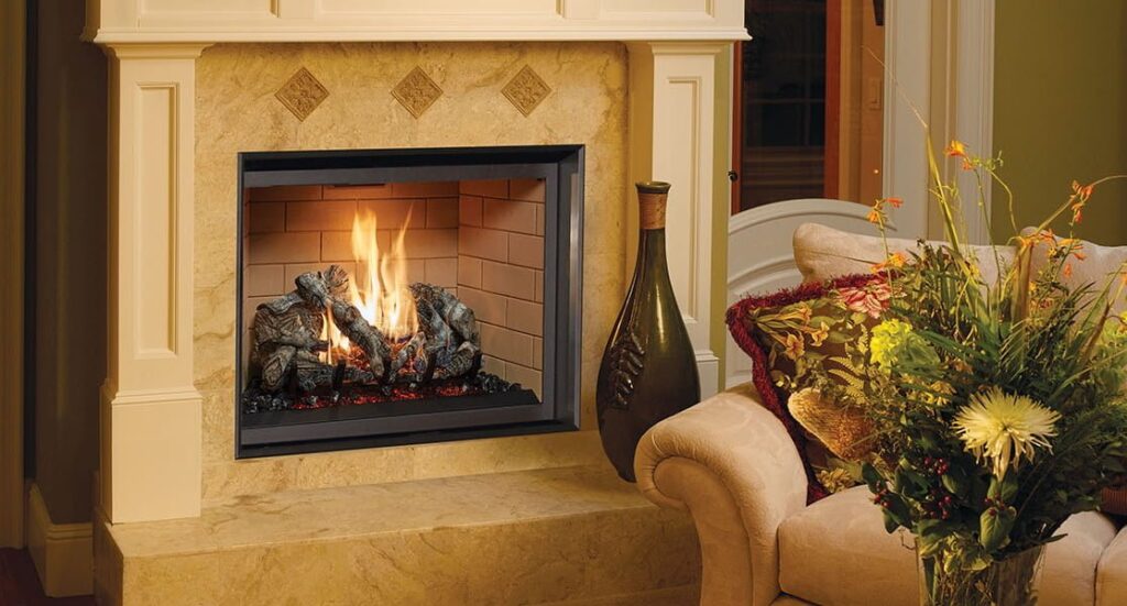 Fireplace Xtrordinair 864 TV 40K Clean Face Deluxe Featured in our Showroom