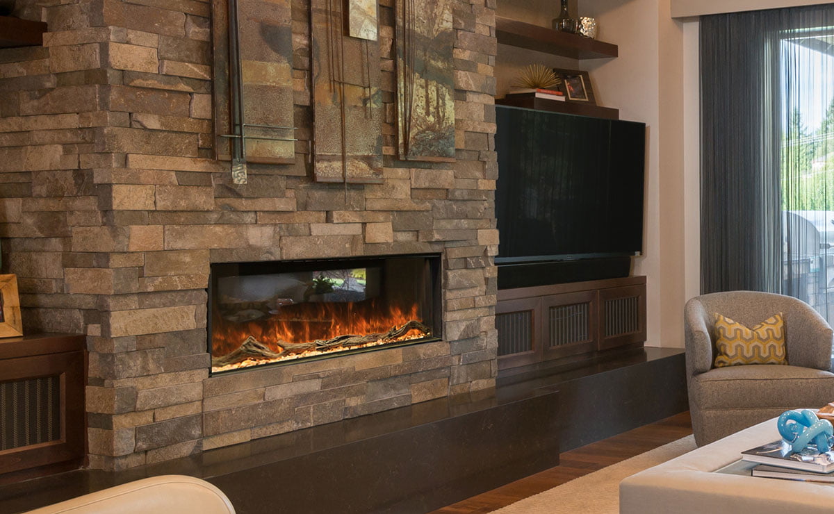 Direct Vent Gas Fireplace Bayport by Kozy Heat is Available in Our Showroom