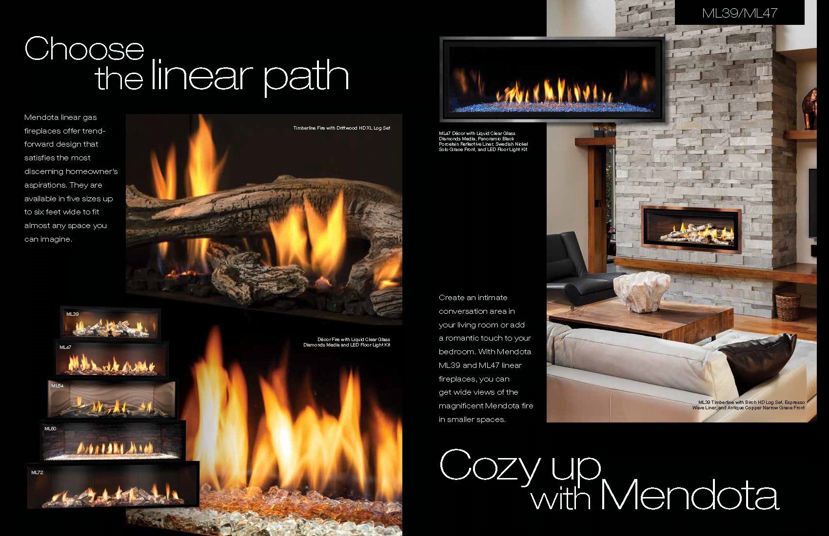 Mendota Linear Gas Fireplaces For Discerning Homeowners