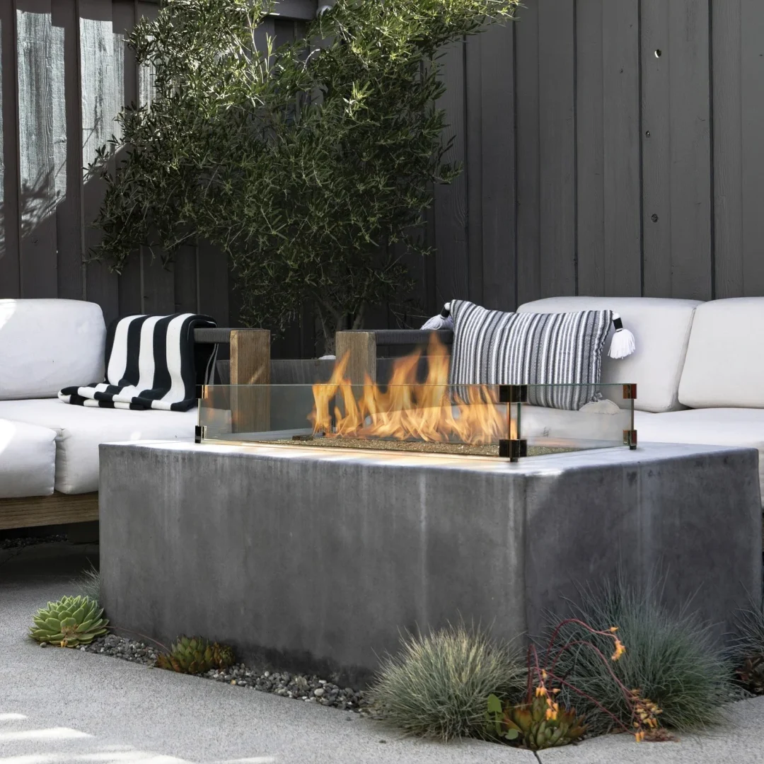 Enhance Your LBI Beach Home with Fire Garden's Stunning Linear Stainless Steel Complete Fire Pits 1