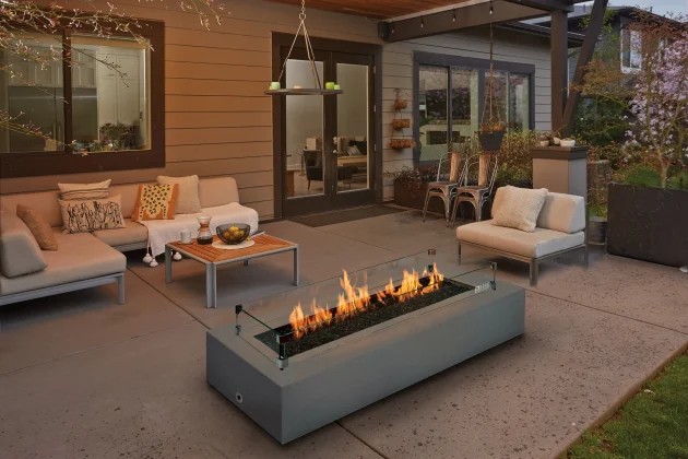 Fire Garden’s Linear Fire Pits For Your LBI Beach Home