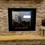 Majestic Fortress Outdoor See Through Gas Fireplace
