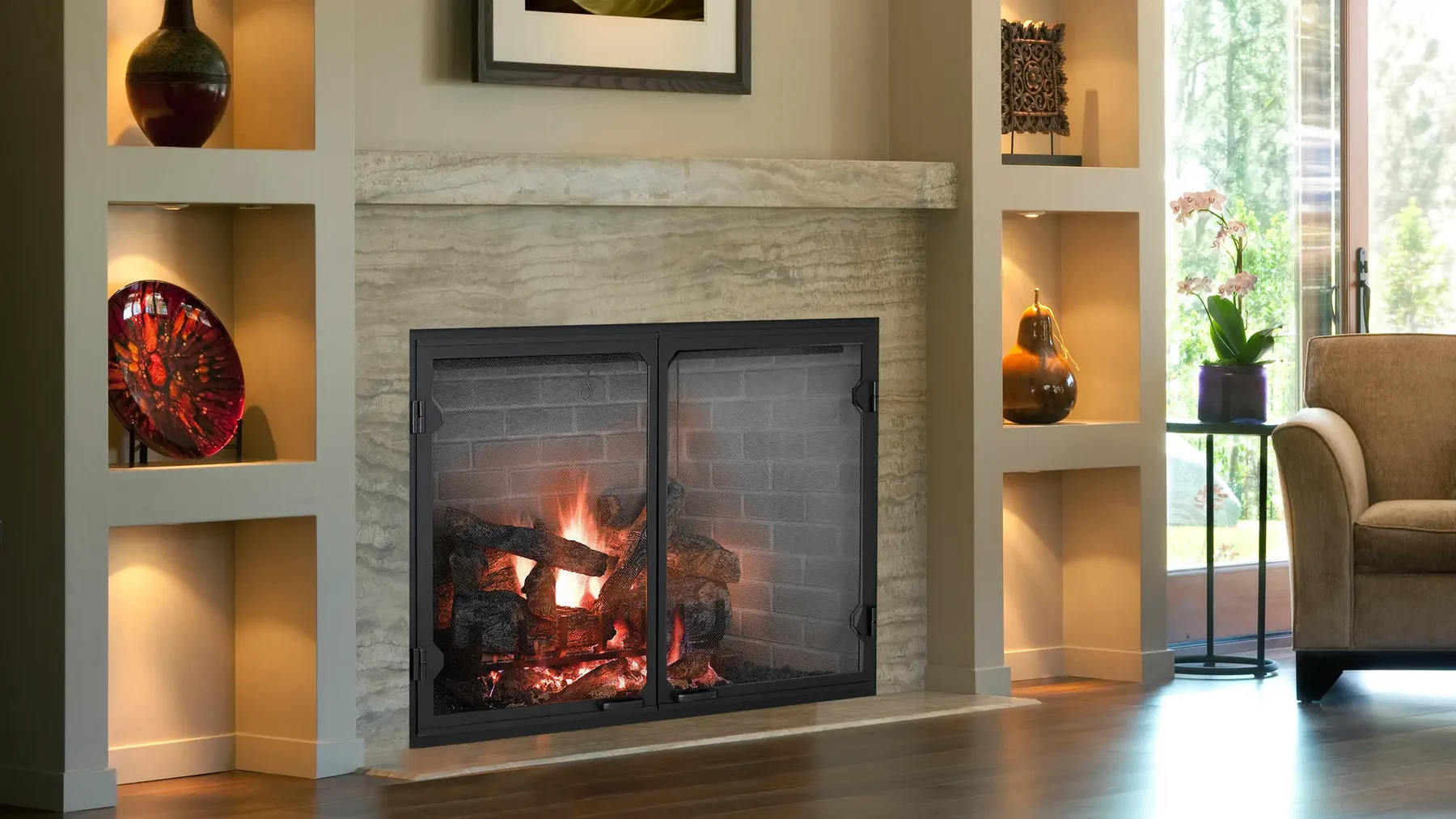 Biltmore Open Wood Fireplace - SB100 - Coming Soon To Our Showroom