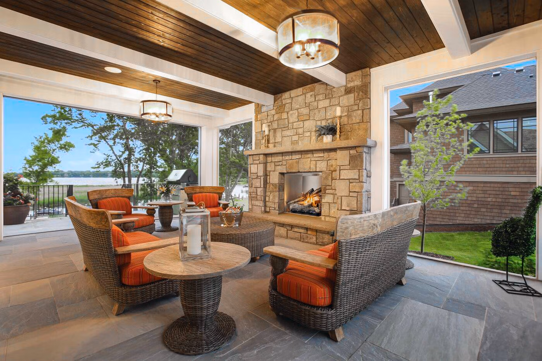 Napoleon Riverside 36 Outdoor Gas Fireplace